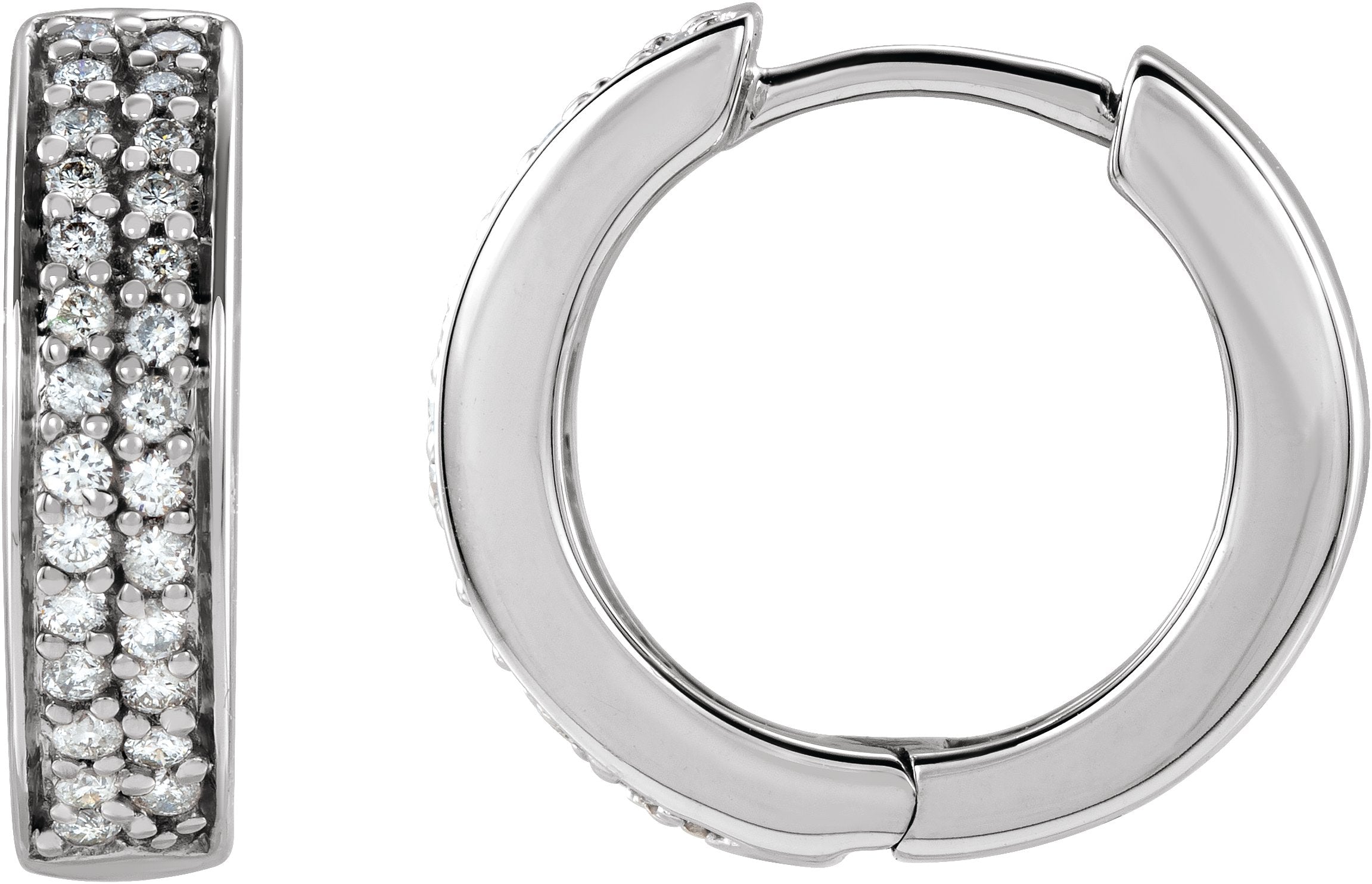 Accented Hoop Earrings