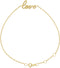 14K Yellow Gold Love 6 1/2-7 1/2
