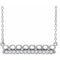 Platinum 1/5 CTW Natural Diamond Infinity-Inspired Bar 16
