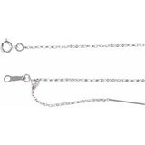 Sterling Silber 1 mm Rolo-Kette