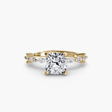 Solitaire with Eternity Pavé