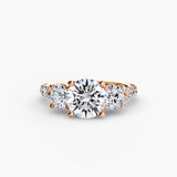 Three-Stone with Pavé Band 3