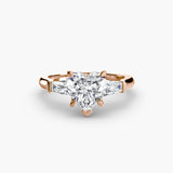 Three-Stone Ring (Baguette Side Stones)