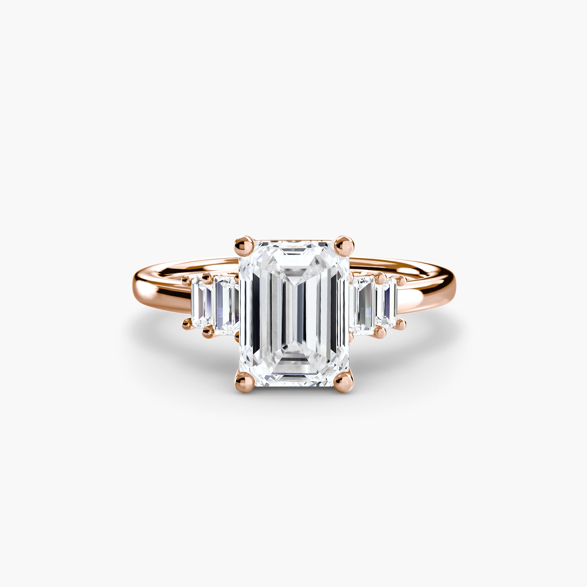 Baguette Accent Solitaire