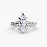 The Twisted Pavé Solitaire
