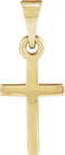 14K Yellow Gold Cross Pendant