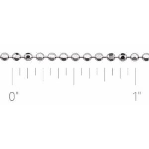 14K 1,8 mm Kugelkette