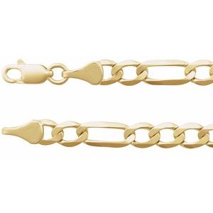 14K 5,1 mm Figaro-Kette