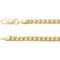 14K 3,4 mm Franco-Kette