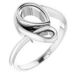 Sterling Silver 8x5 mm Pear Ring Mounting