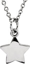 Sterling Silver Tiny Posh® Star 16-18