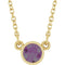 14K Yellow Lab-Grown Alexandrite Solitaire 16