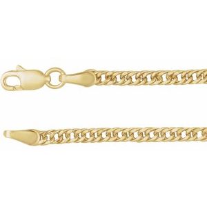 14K 2,7 mm Bordsteinkette