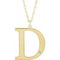 10K Yellow Engravable Imitation Diamond Initial D 18