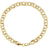 14K 7,9 mm Kabelkette