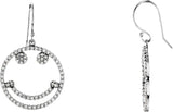 Accented Smiley Face Earrings
