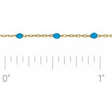 14K .08 mm Kabelkette