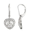 Granulated Filigree Heart Earrings