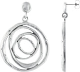 Accented Circle Earrings