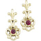 Accented Cabochon Earring