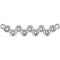 Sterling Silver Bezel-Set Bar Necklace Center