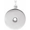 Sterling Silver 3 mm Round Disc 16-18