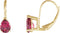 Pear V-End Earrings