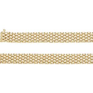 14K 10,25 mm Pantherkette