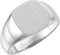 Sterling Silver Square Signet Ring
