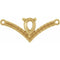 14K Yellow Accented 