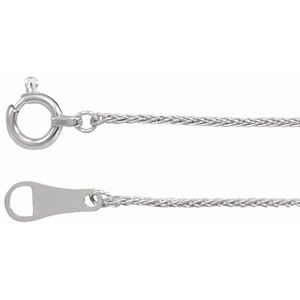 Platin 0,8 mm Weizenkette