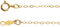 14K Yellow Gold 1 mm Flat Cable 16
