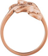 14K Rose Gold Freeform Ring