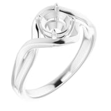 10K White5.8 mm Round Ring Mounting