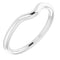 14K White Gold Band for 4.1 mm Round Ring