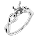 10K White6.5 mm Round Ring Mounting