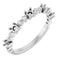 Sterling Silver 1/6 CTW Natural Diamond Semi-Set Stackable Ring