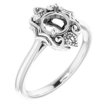Platinum6 mm Round Ring Mounting