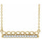 14K Yellow 1/5 CTW Natural Diamond Infinity-Inspired Bar 18