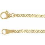 18K 2,4 mm Rolo-Kette