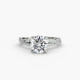 The Twisted Pavé Solitaire
